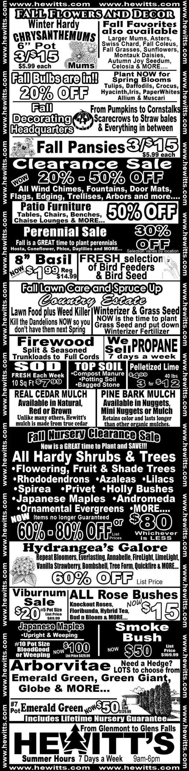 Weekly Flyer Hewitt's Garden Centers