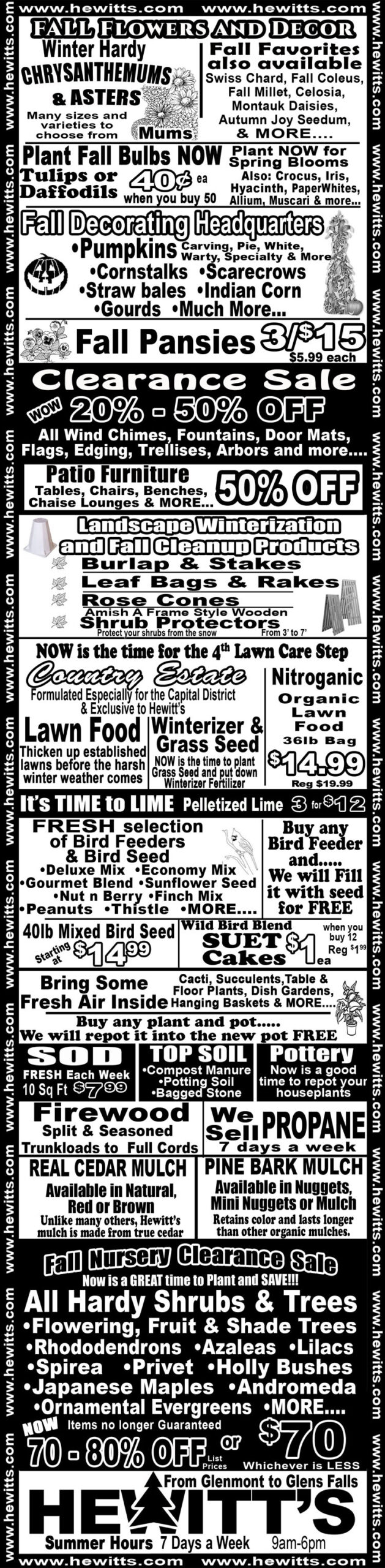 Weekly Flyer Hewitt's Garden Centers