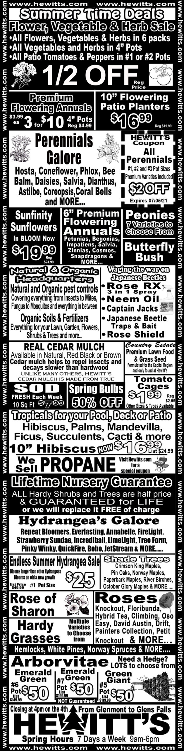 Weekly Flyer Hewitt's Garden Centers