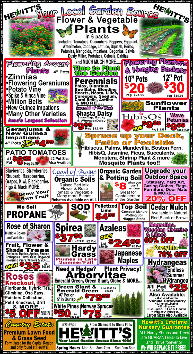 Weekly Flyer Hewitt's Garden Centers